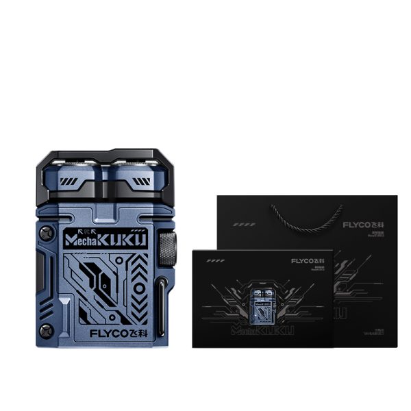 飛科智能剃鬚刀機甲酷酷F001炫酷藍