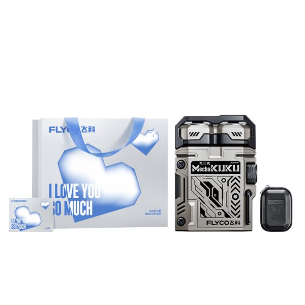 【告白限定禮袋】飛科智能刮鬍刀機甲酷酷F001炫酷黃