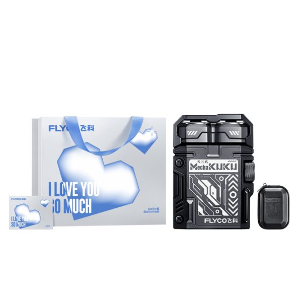 【告白限定禮袋】飛科智能刮鬍刀 機甲酷酷F001 酷炫黑