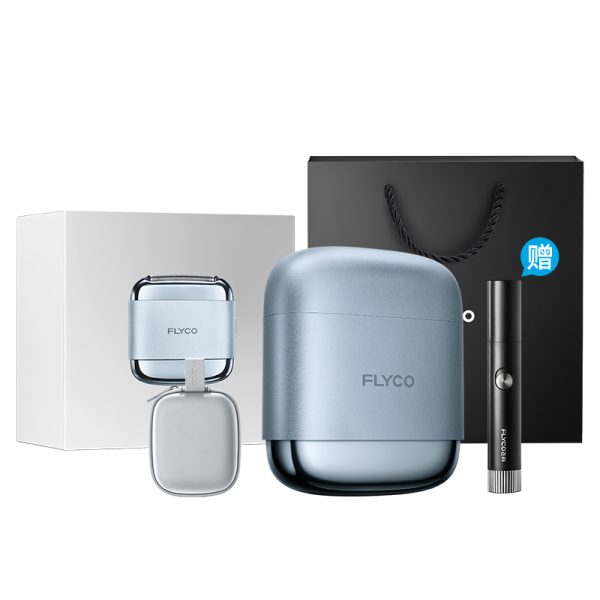 飛科新一代往復式攜帶型刮鬍刀F8星空藍加贈鼻毛修剪器FS5605