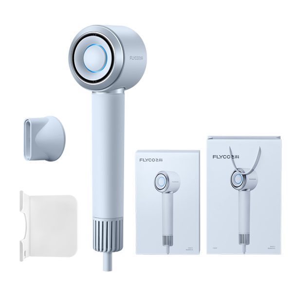 飛科新品高速吹風機FH6371星空灰附掛架