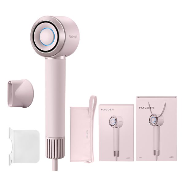 【贈收納包及掛架】飛科新品高速電吹風FH6371鑽石粉贈收納包及掛架