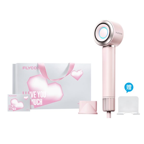 【告白限定禮袋】飛科新品高速吹風機FH6371鑽石粉贈掛架