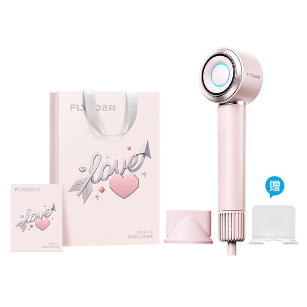 【520限定禮袋】飛科新品高速電吹風FH6371鑽石粉贈掛架