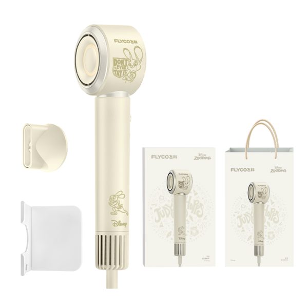 【迪士尼聯名】飛科新品高速吹風機朱迪聯名款FH6372贈掛架