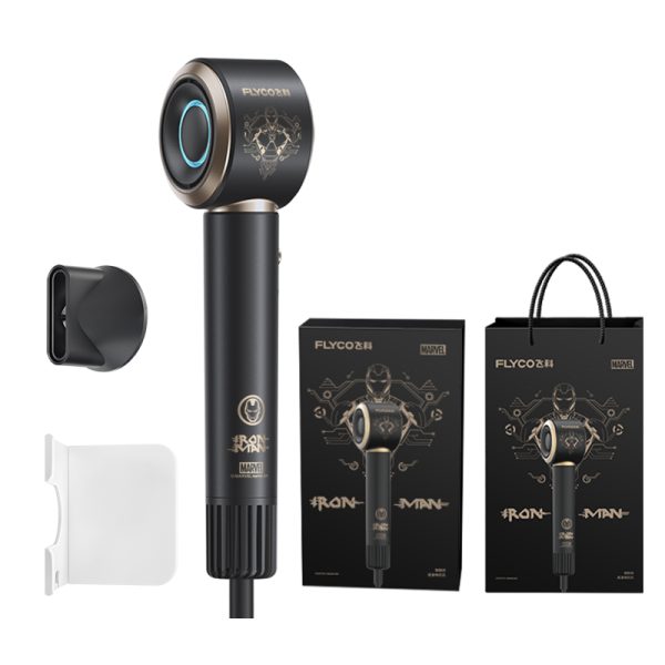 【漫威聯名】飛科新品高速吹風機鋼鐵人聯名款FH6372贈掛架