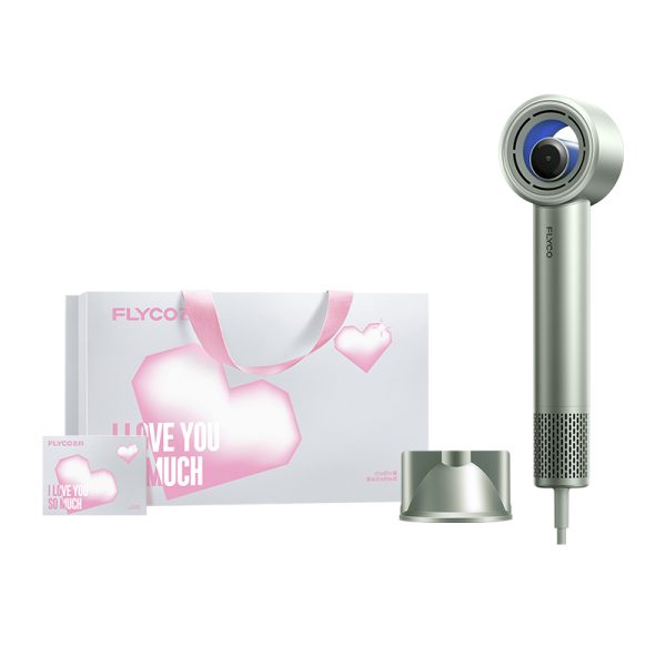 【告白限定禮袋】飛科星環智慧變溫高速吹風機H6星空綠