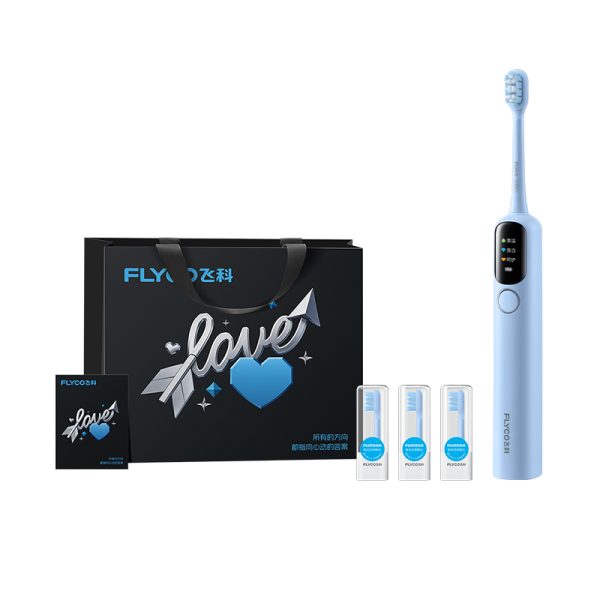 【520限定禮袋】飛科掃振一體電動牙刷T1靈動藍
