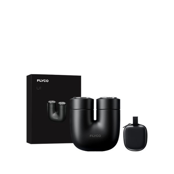 【贈收納包】飛科新一代攜帶型刮鬍刀 U1 星夜黑