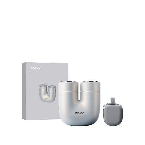 【贈收納包】飛科新一代可攜式刮鬍刀U1星辰銀